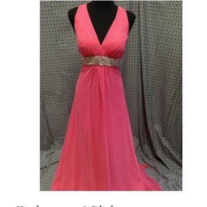 GORGEOUS PINK FAVIANA DRESS in a size 14